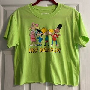 Hey Arnold Graphic crop Tee